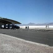 Bonneville Salt Flats - Off Rest Stop