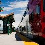 UTA Trax and Bus Station